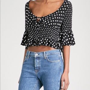 Free People “A Bit of Something Sweet” Blouse